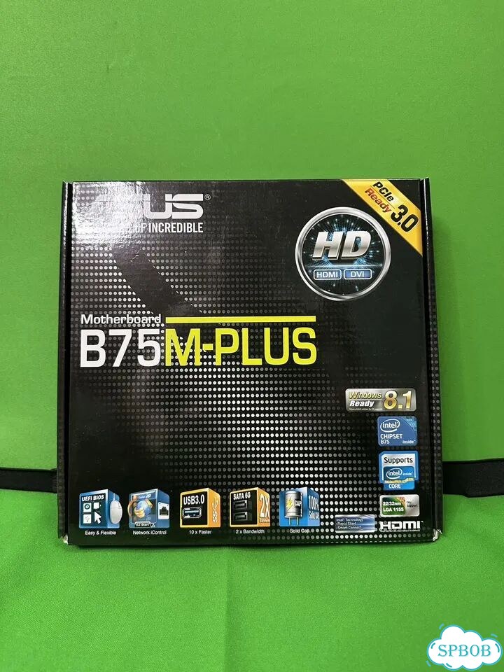 Материнская Плата asus LGA1155 B75M-plus фото 1