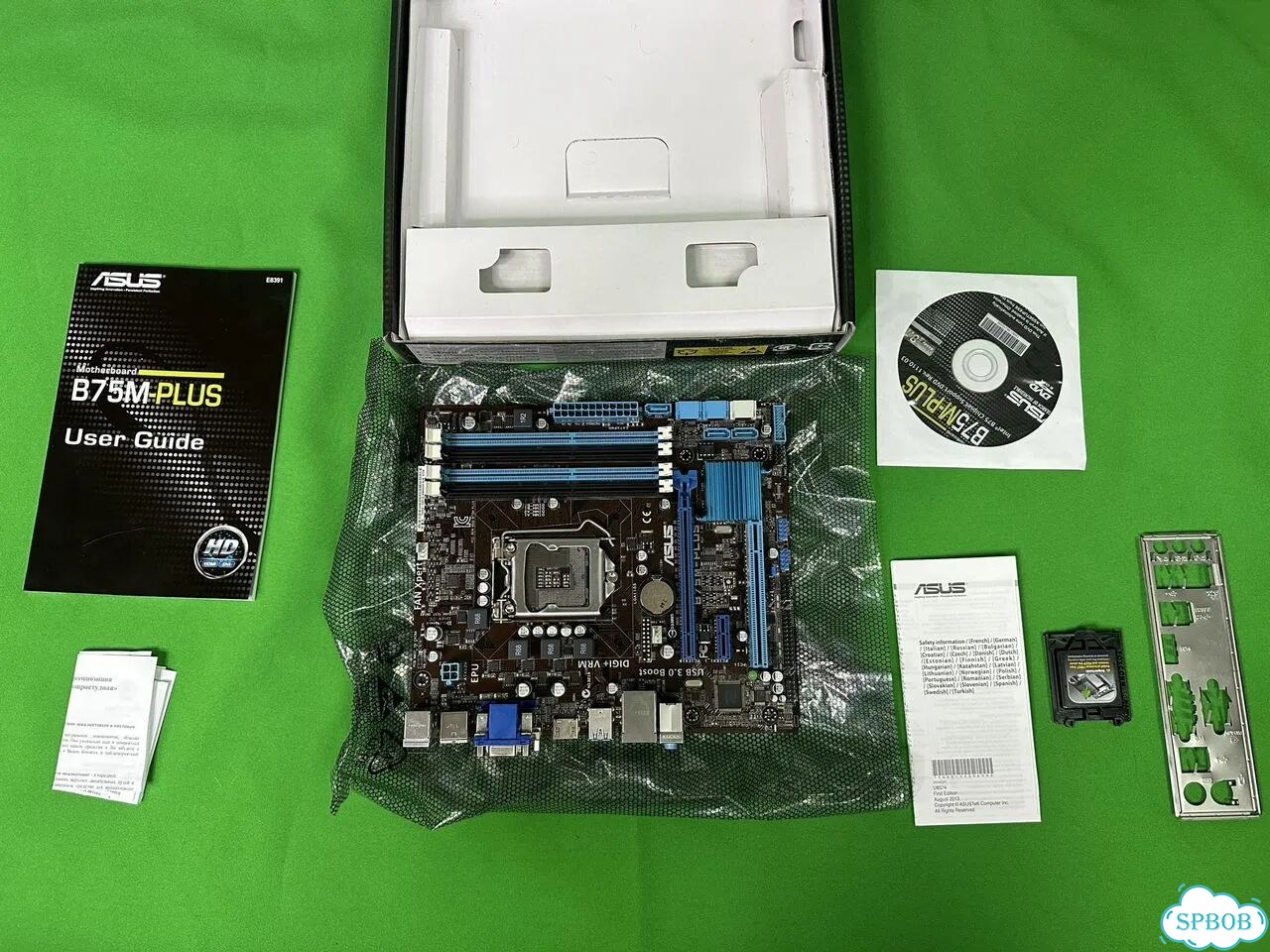 Материнская Плата asus LGA1155 B75M-plus фото 2