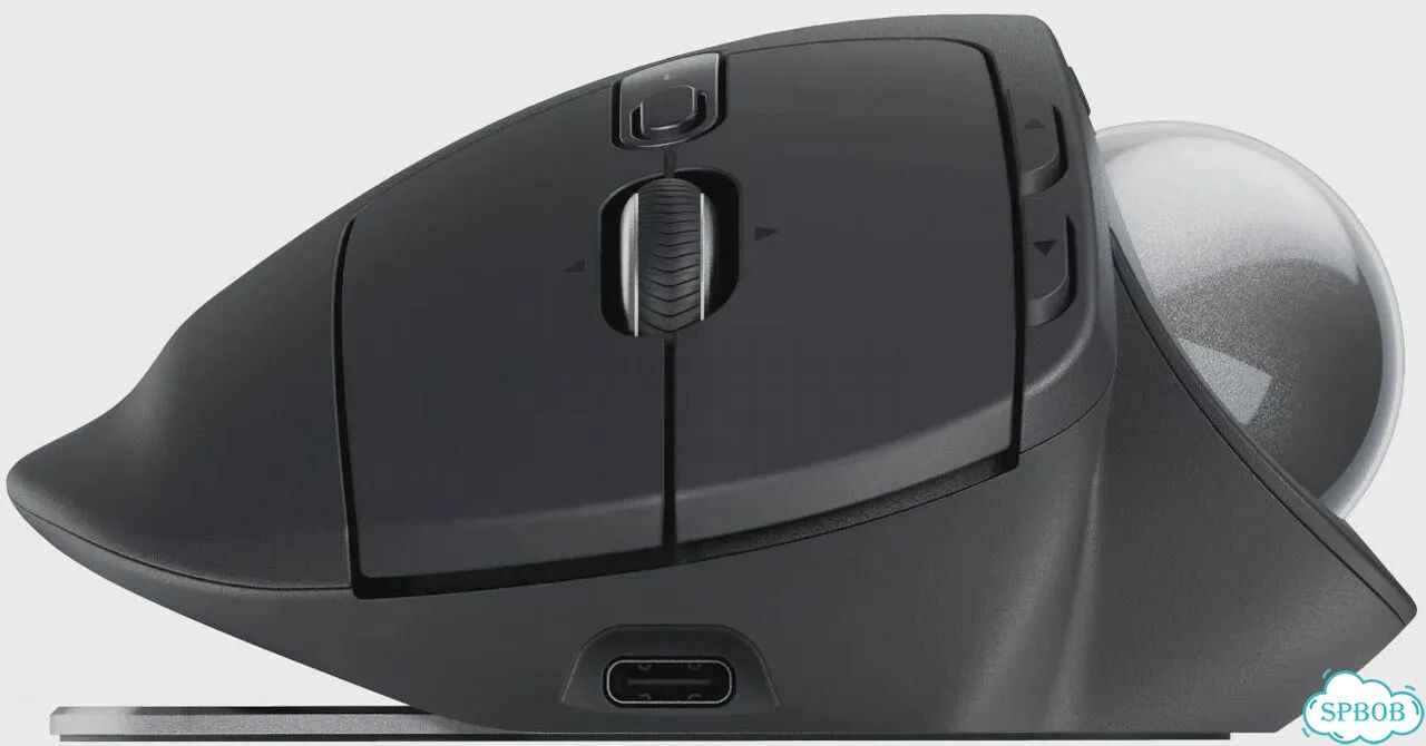 Трекбол беспроводная Logitech MX ergo S черный фото 5