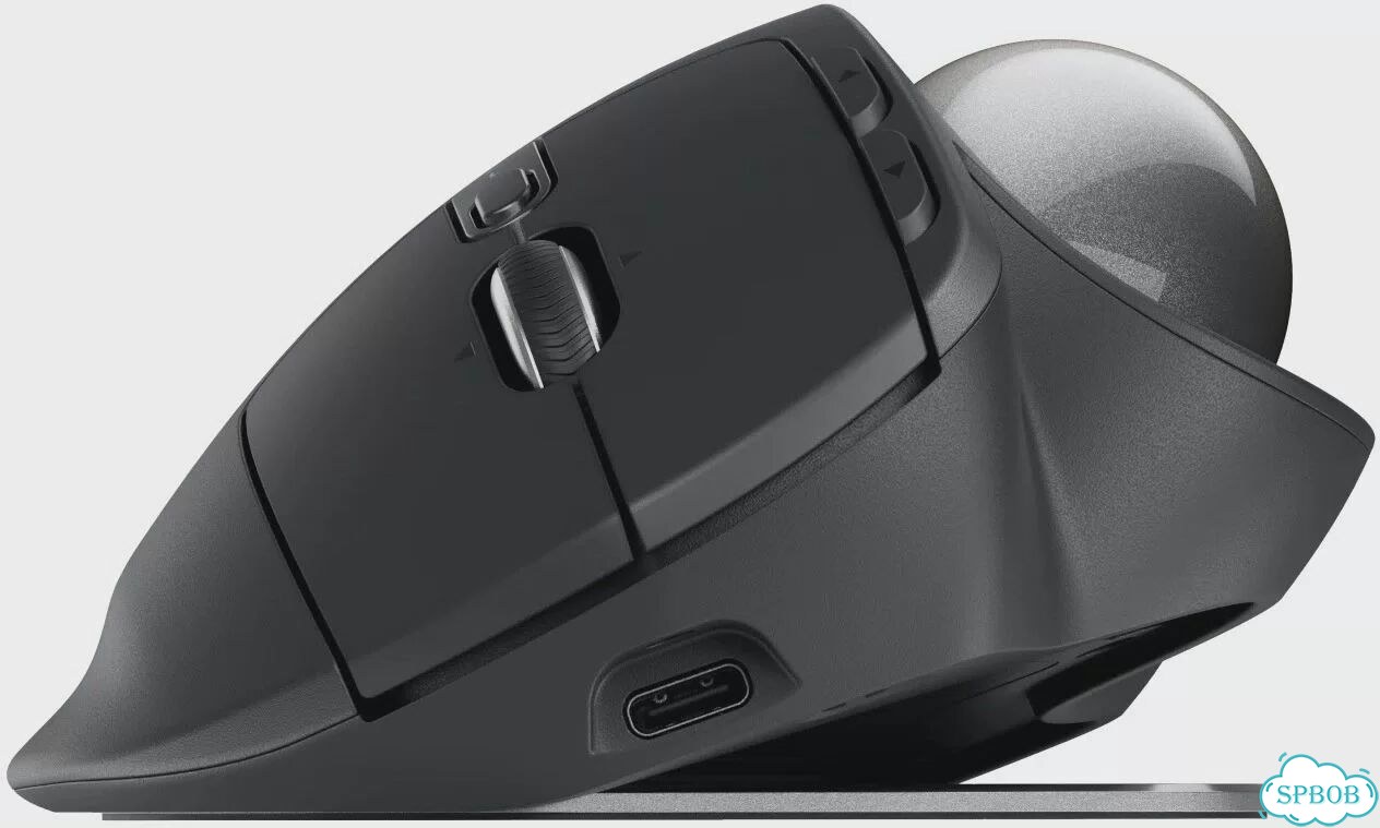 Трекбол беспроводная Logitech MX ergo S черный фото 6