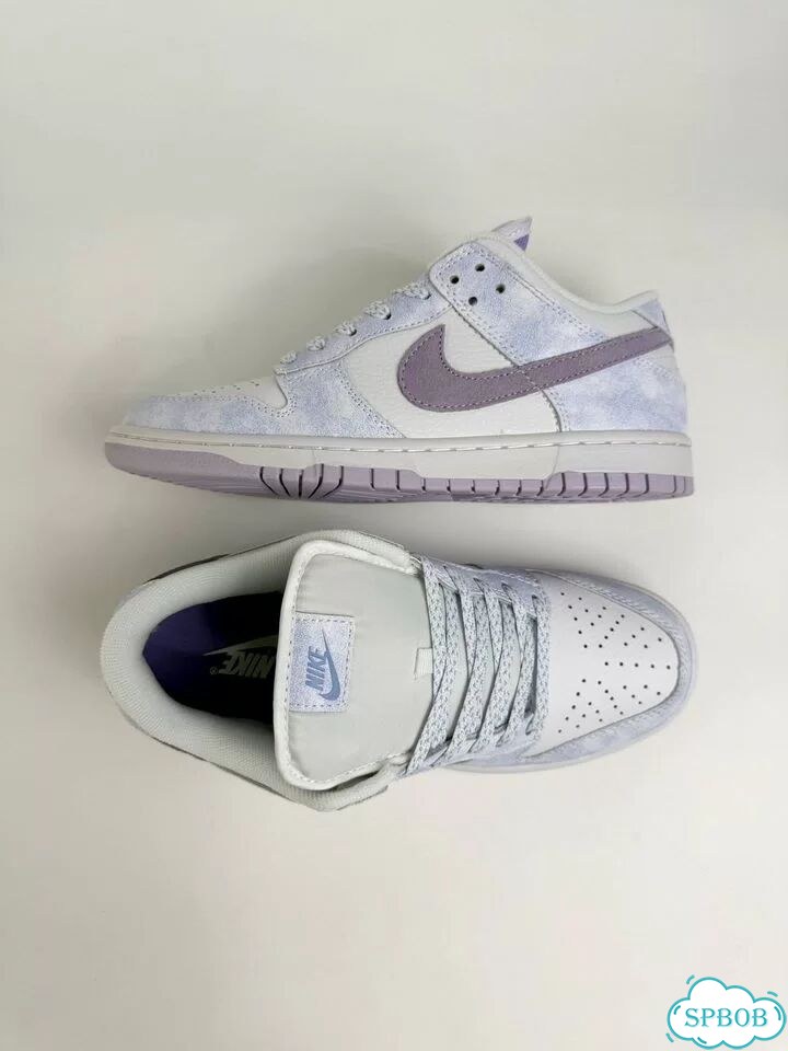 Nike SB Dunk Low White Purple фото 2