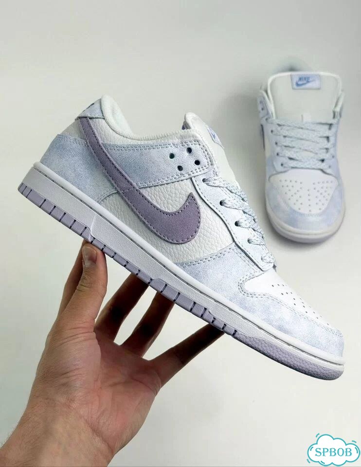 Nike SB Dunk Low White Purple фото 5