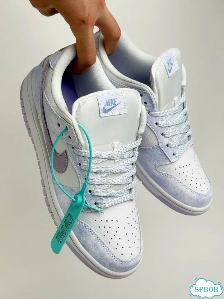 Nike SB Dunk Low White Purple фото 6