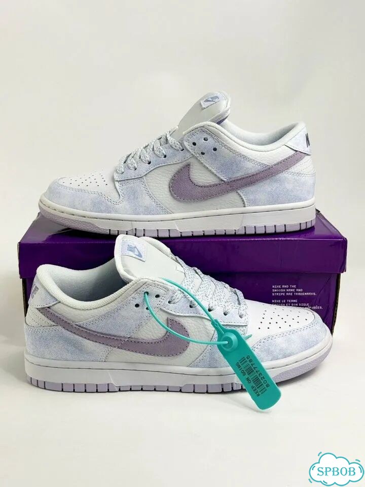 Nike SB Dunk Low White Purple фото 8