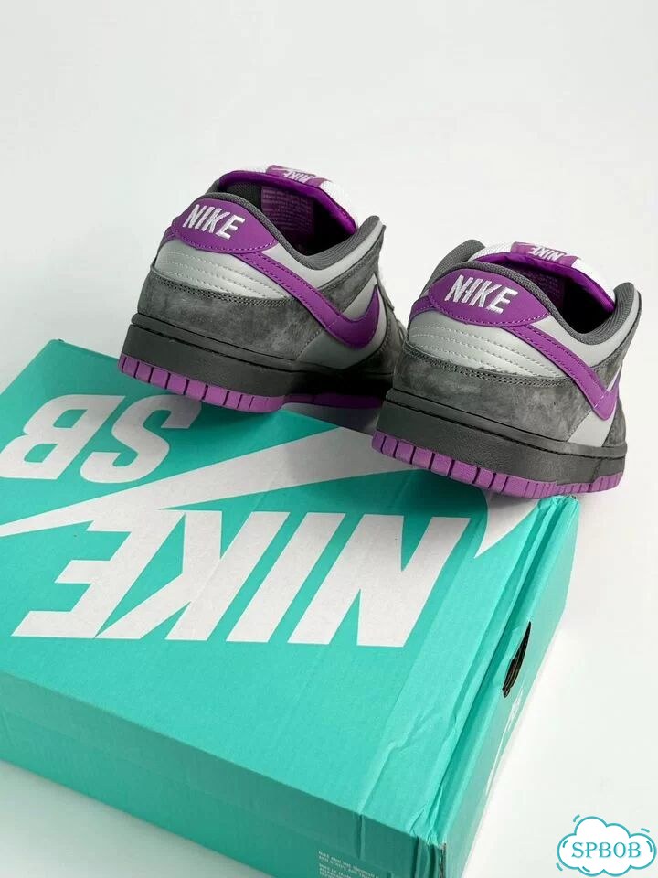 Nike SB Dunk Low Pro Grey Purple фото 6