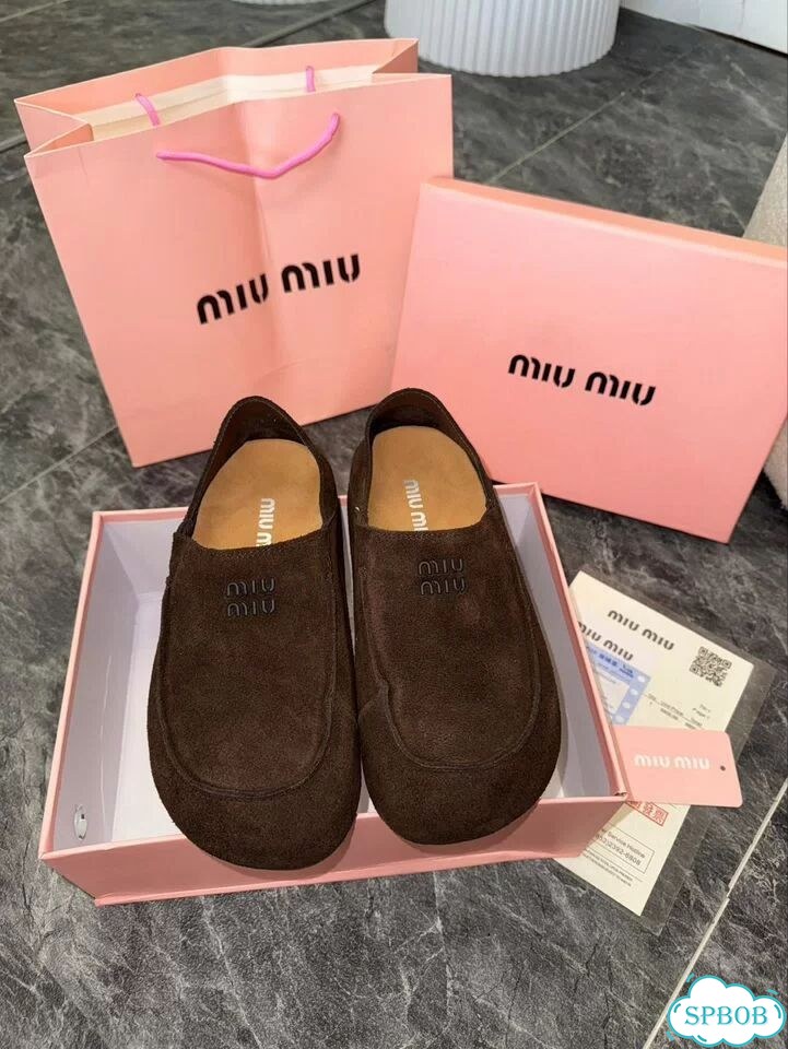 Сабо мокасины miu miu фото 8