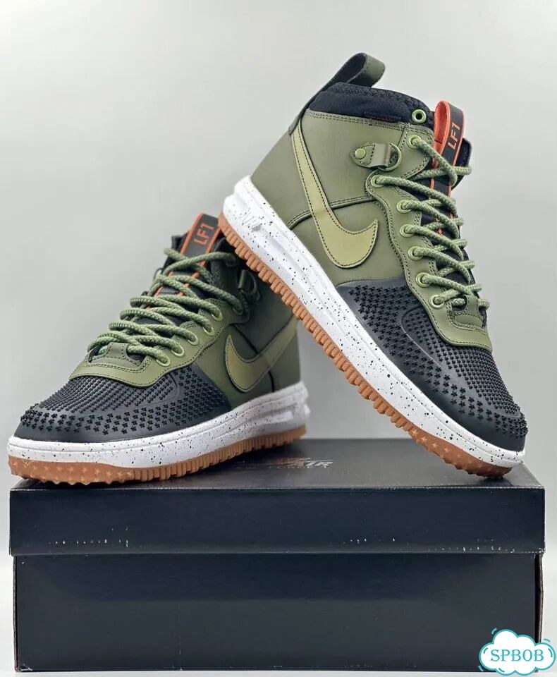 Nike Lunar Force 1 Duckboot Olive Brown фото 1