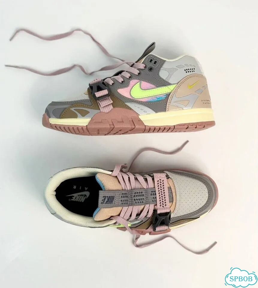 Nike Air Trainer 1 SP Pink Grey фото 3