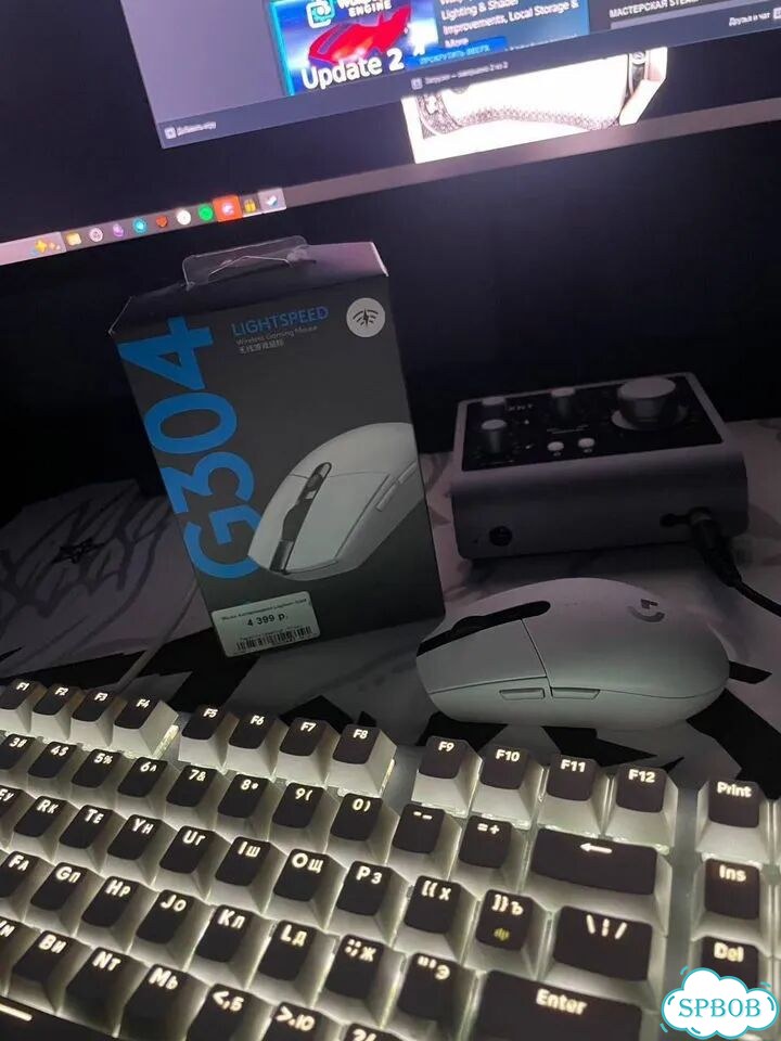Мышка logitech g304 фото 1