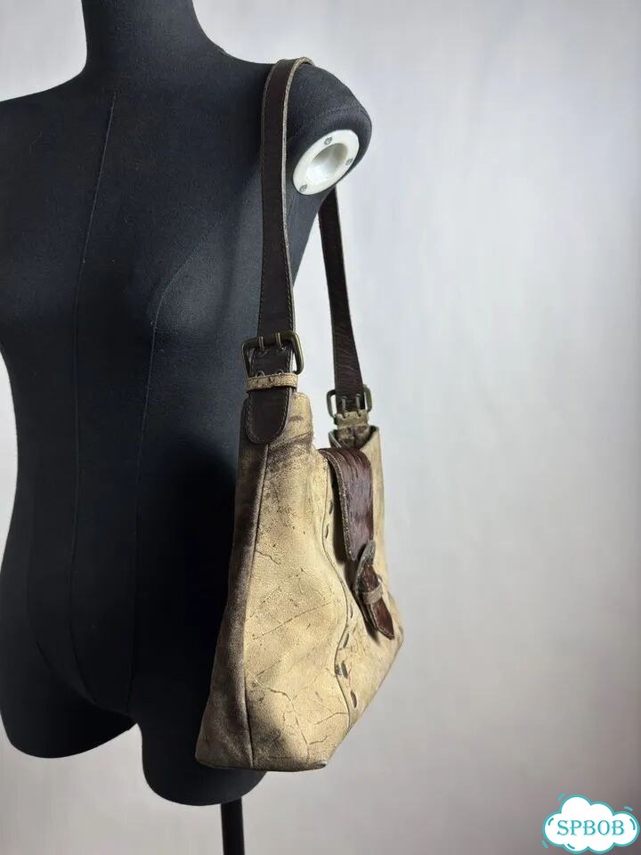 Сумка с мехом винтаж Roberto Cavalli type 00's фото 3