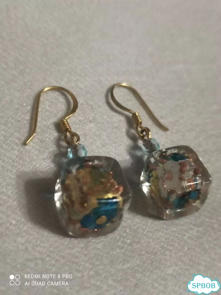 Серьги из муранского стекла фото 4