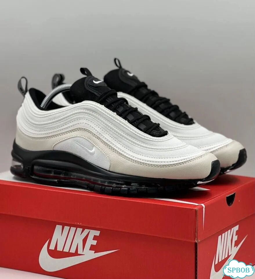 Nike Air Max 97 Black White фото 1