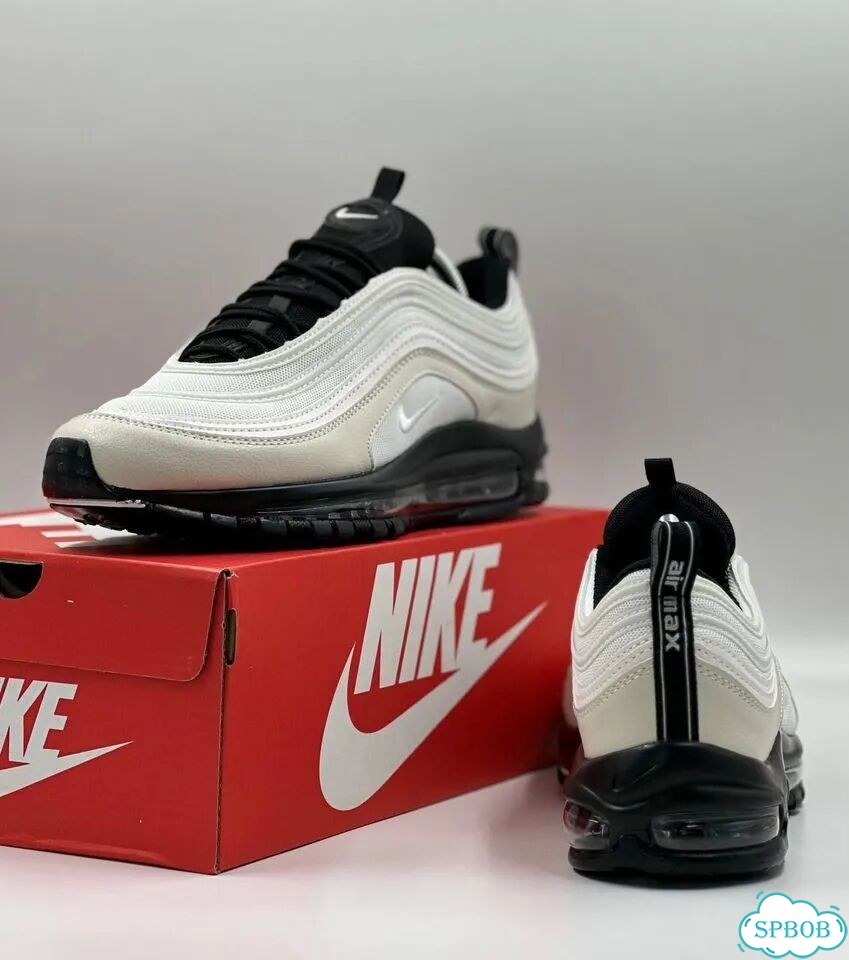 Nike Air Max 97 Black White фото 2