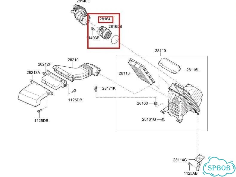 Датчик массового расхода воздуха Kia Carnival YP фото 3