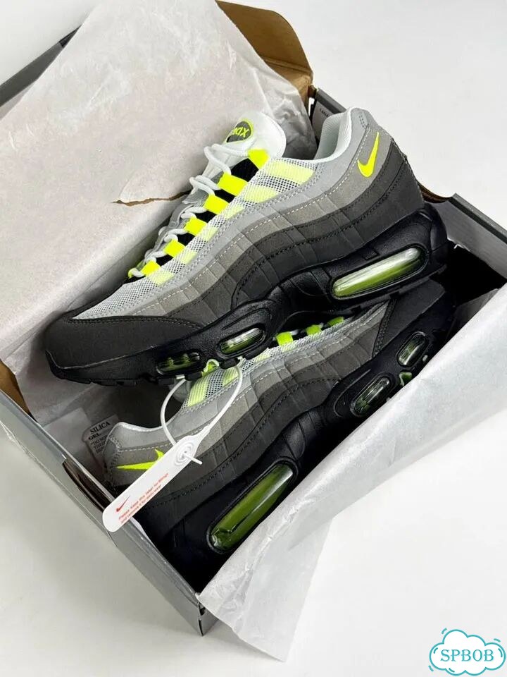 Nike Air Max 95 Grey Yellow фото 1