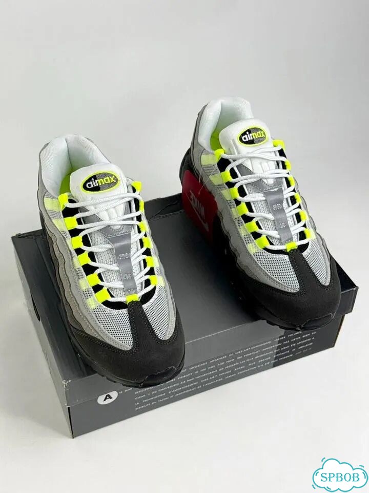 Nike Air Max 95 Grey Yellow фото 4