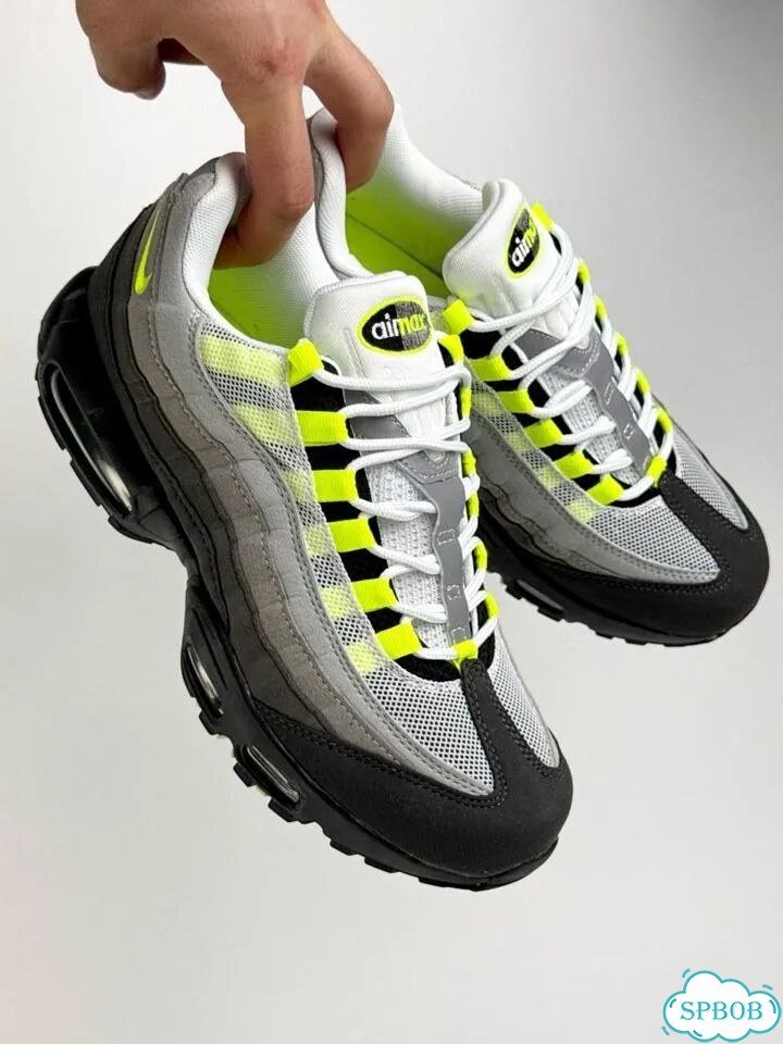 Nike Air Max 95 Grey Yellow фото 5