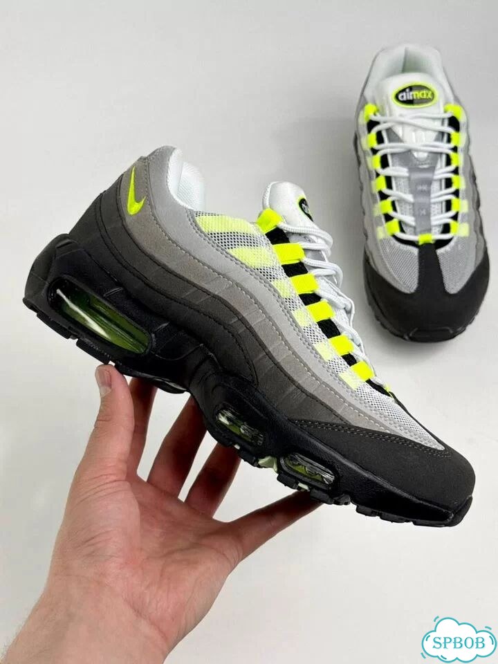 Nike Air Max 95 Grey Yellow фото 7
