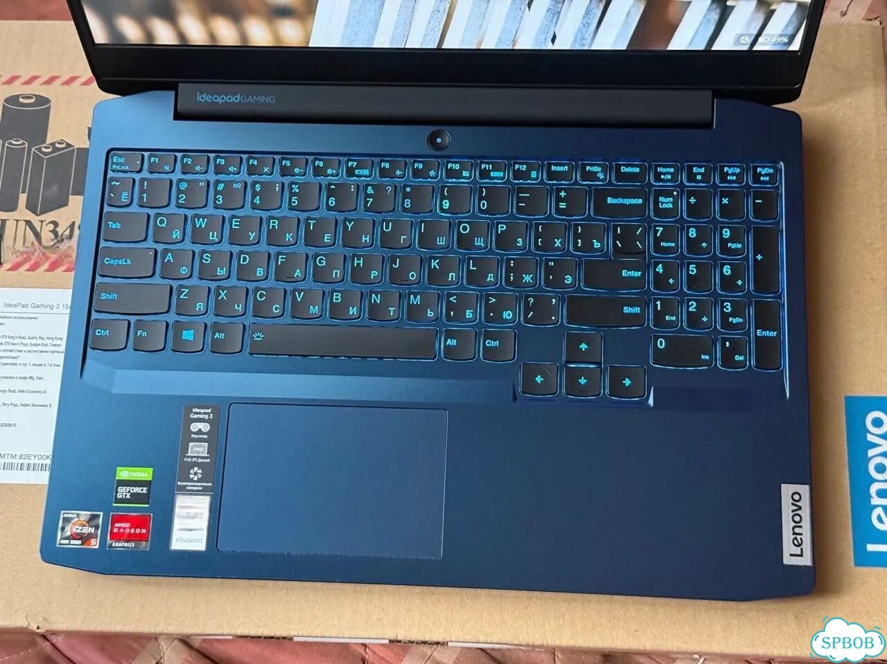 Lenovo Ideapad gaming 3 1650ti r5 4600h фото 3