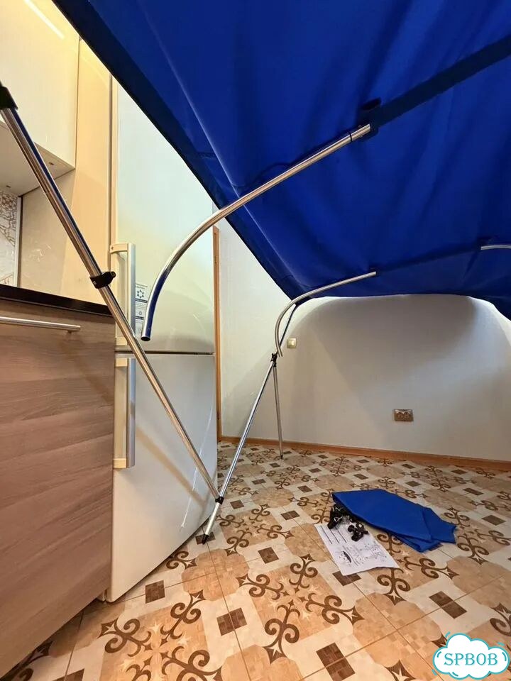 Тент для лодки катера яхты Новый фото 4