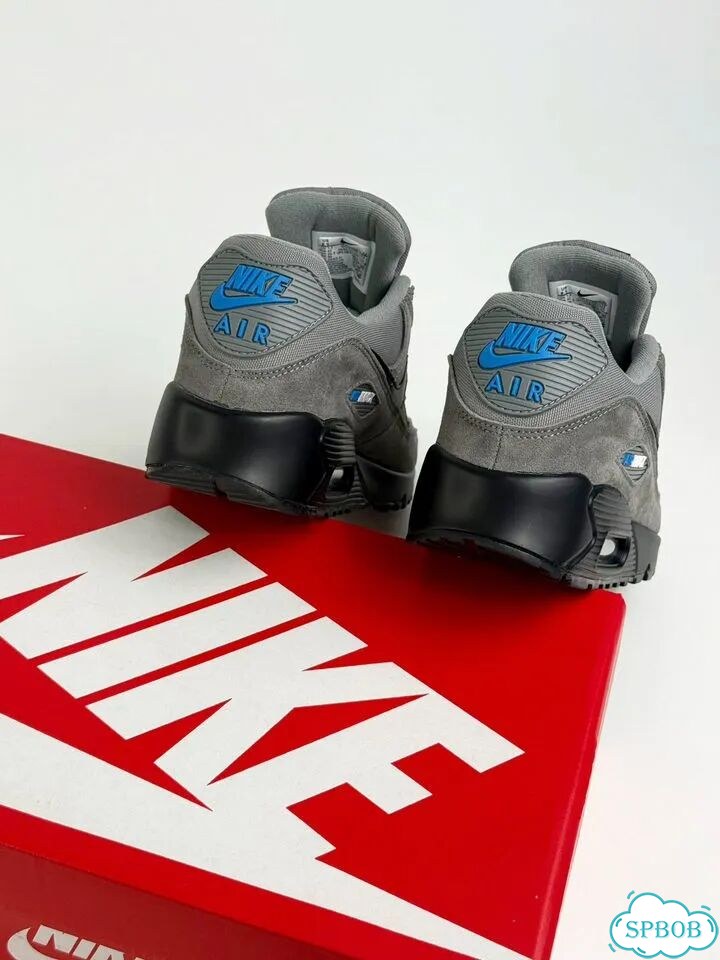 Nike Air Max 90 Grey Black фото 1