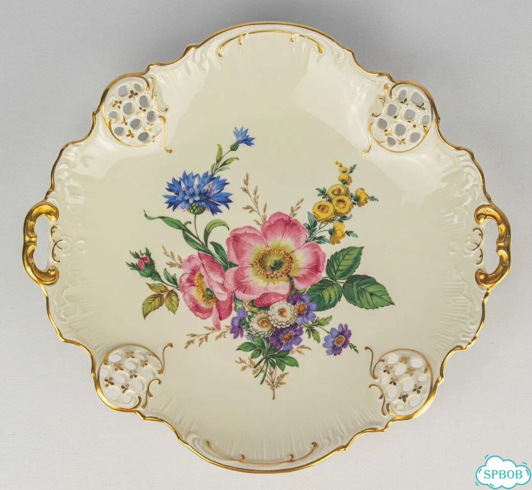 Сухарница с ручками Rosenthal Moliere фарфор фото 2