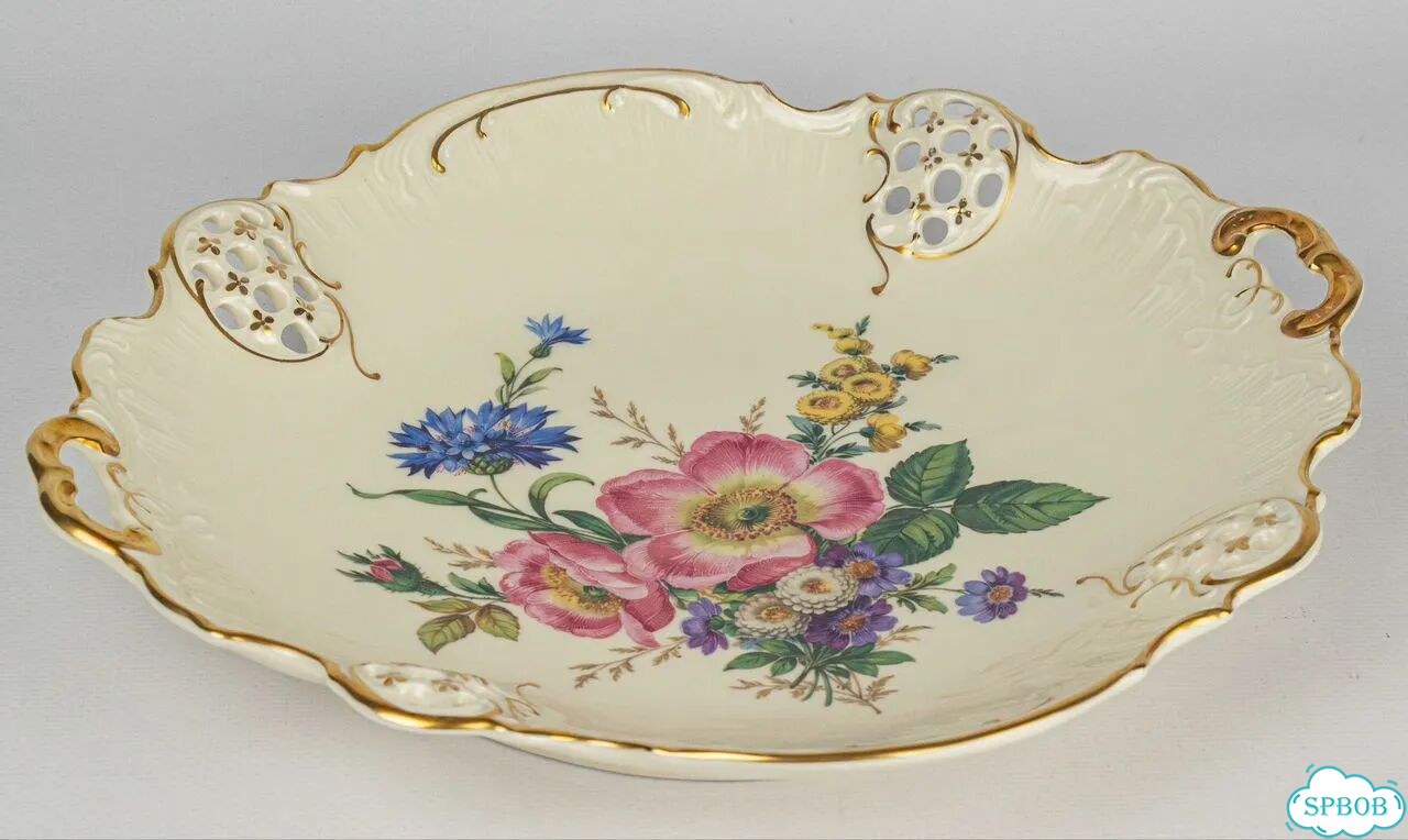 Сухарница с ручками Rosenthal Moliere фарфор фото 3