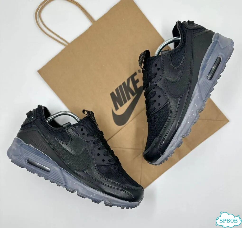 Nike Air Max 90 Black Clear Sole фото 2
