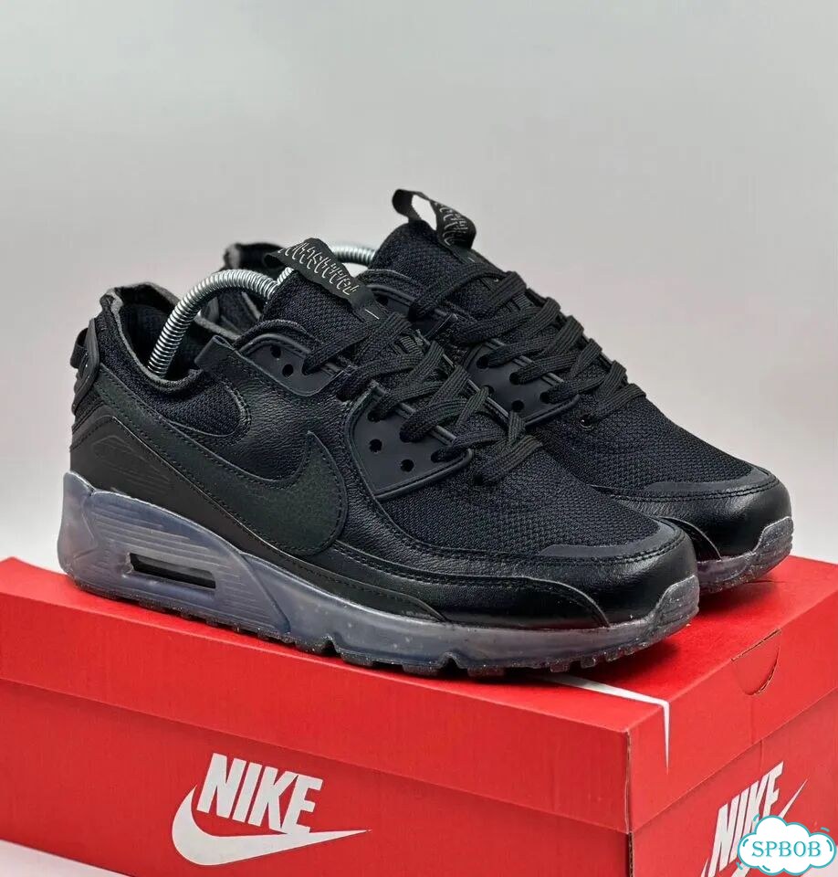 Nike Air Max 90 Black Clear Sole фото 3