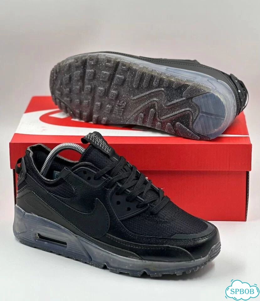 Nike Air Max 90 Black Clear Sole фото 5