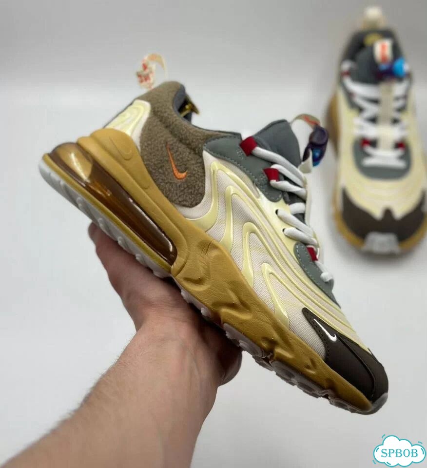 Nike Air Max 270 React Travis Yellow фото 5