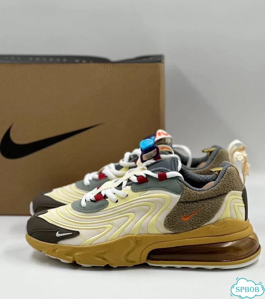 Nike Air Max 270 React Travis Yellow фото 6
