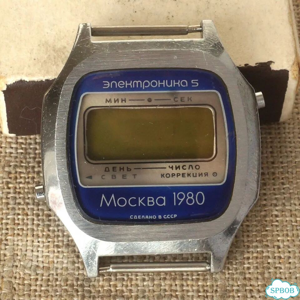 Часы Электроника 5 204 СССР Москва 1980 Олимпиада фото 10