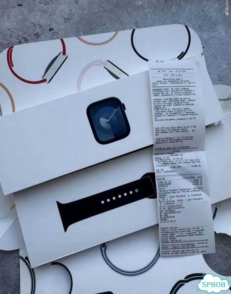Часы apple watch 9 45 mm фото 1