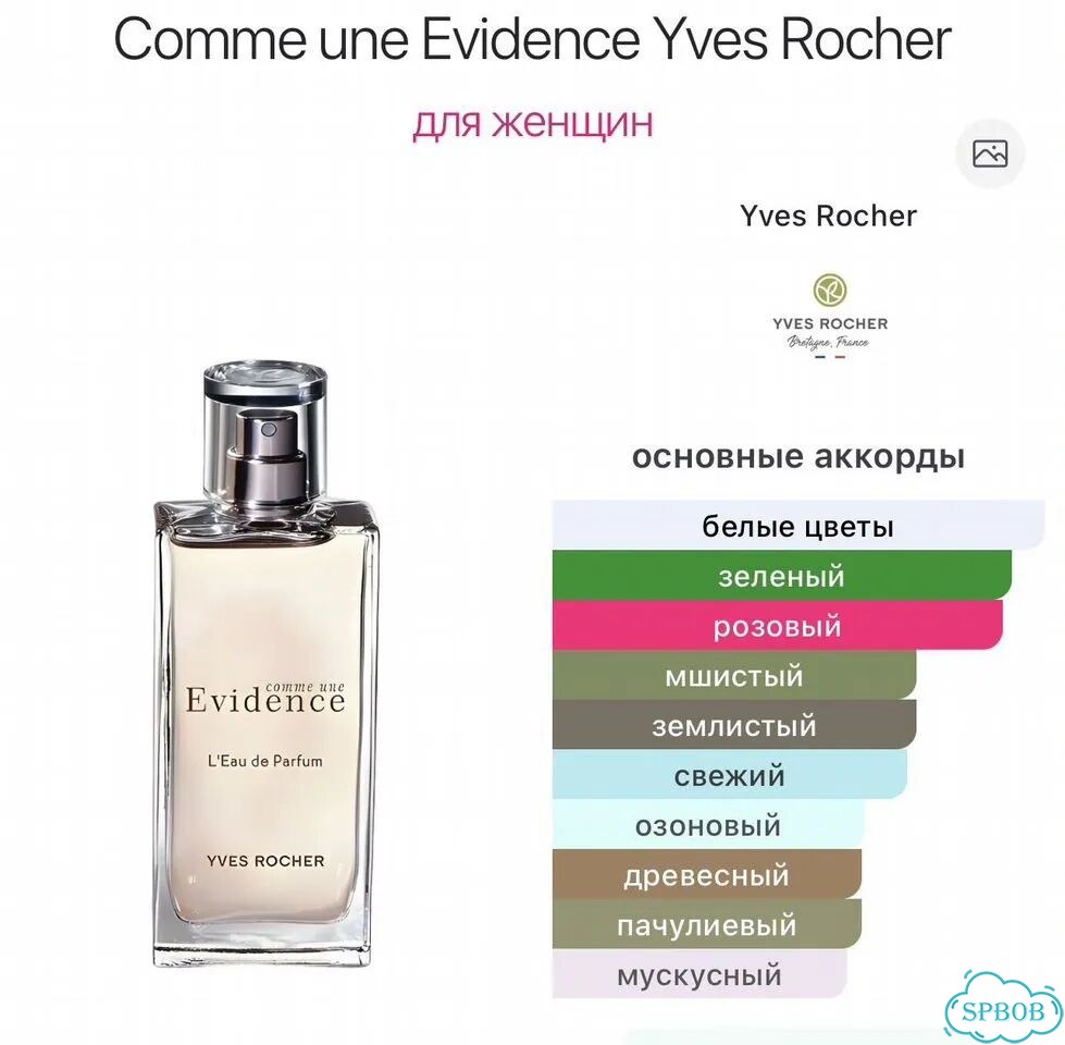 Ив роше Evidence 100мл фото 3
