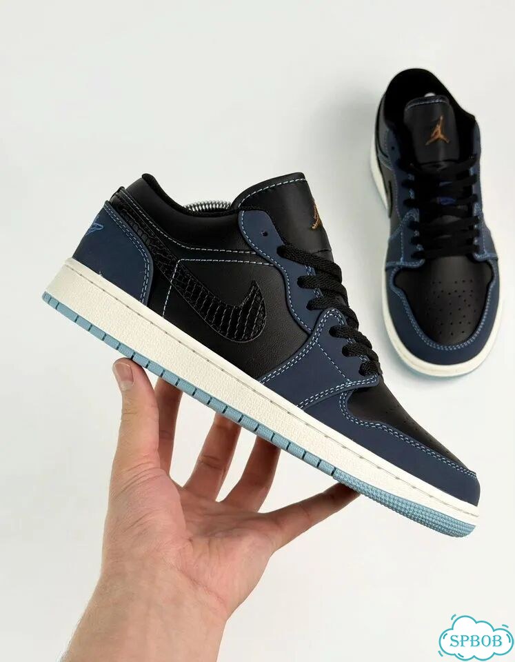 Nike Air Jordan 1 Low SE Navy Blue фото 6