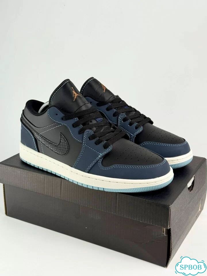 Nike Air Jordan 1 Low SE Navy Blue фото 7