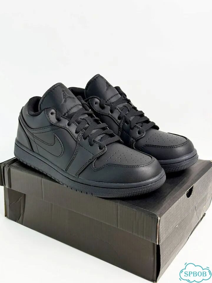 Nike Air Jordan 1 Low Black фото 5