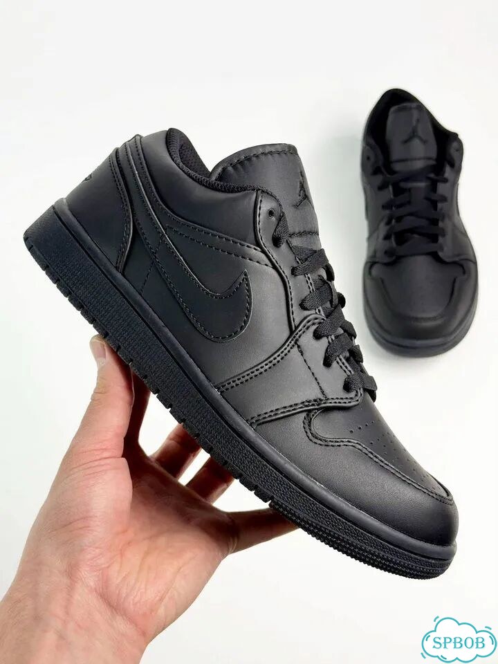Nike Air Jordan 1 Low Black фото 7