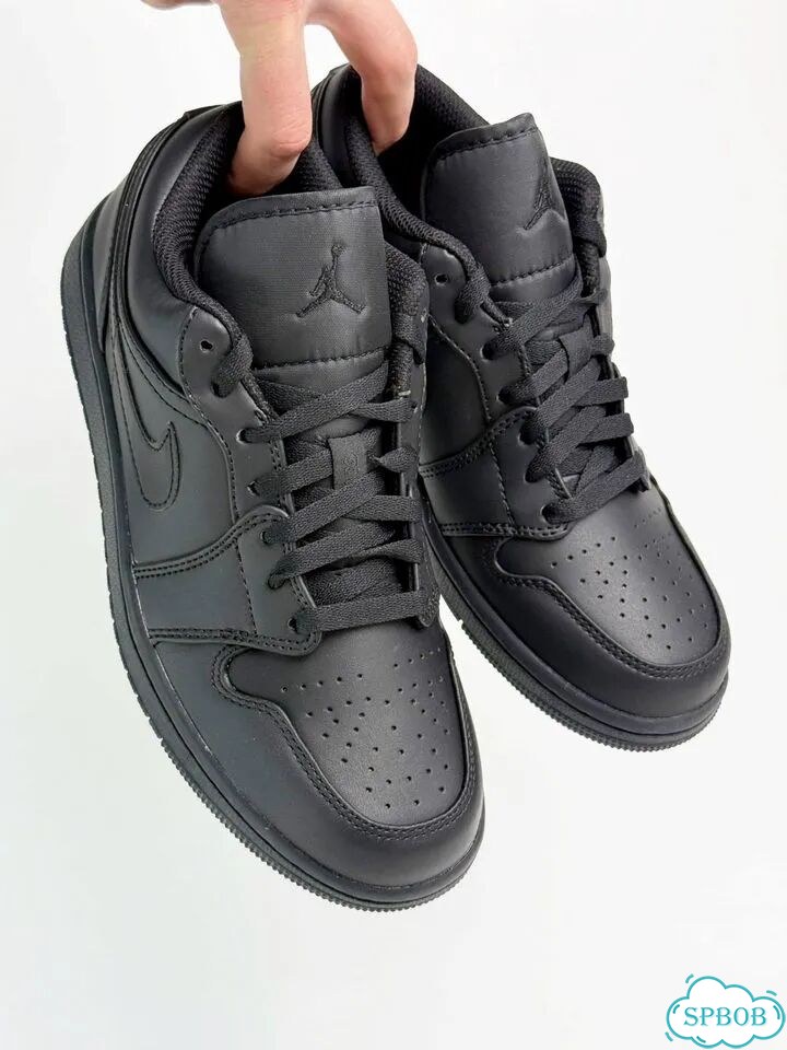 Nike Air Jordan 1 Low Black фото 8