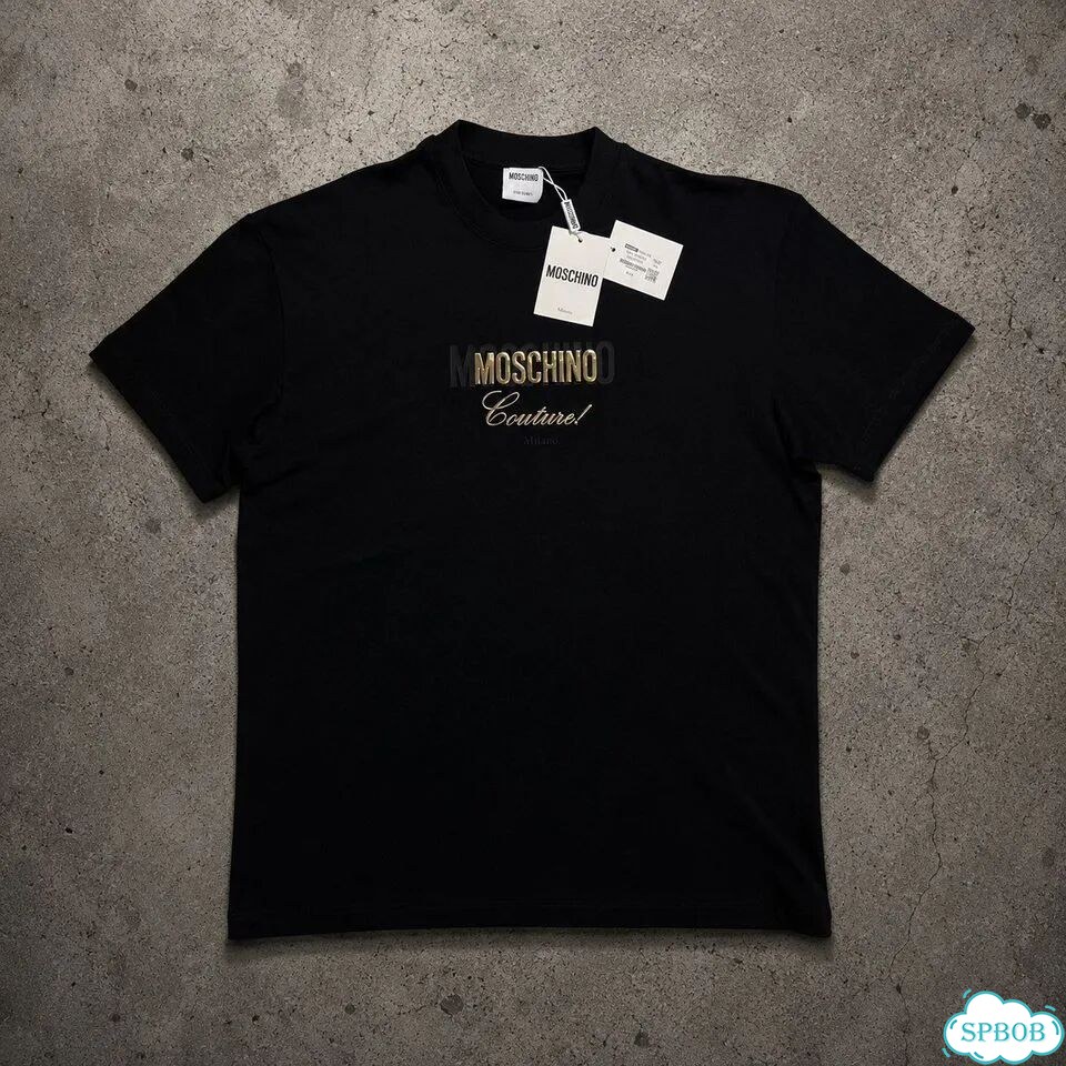 Футболка Moschino черная фото 2