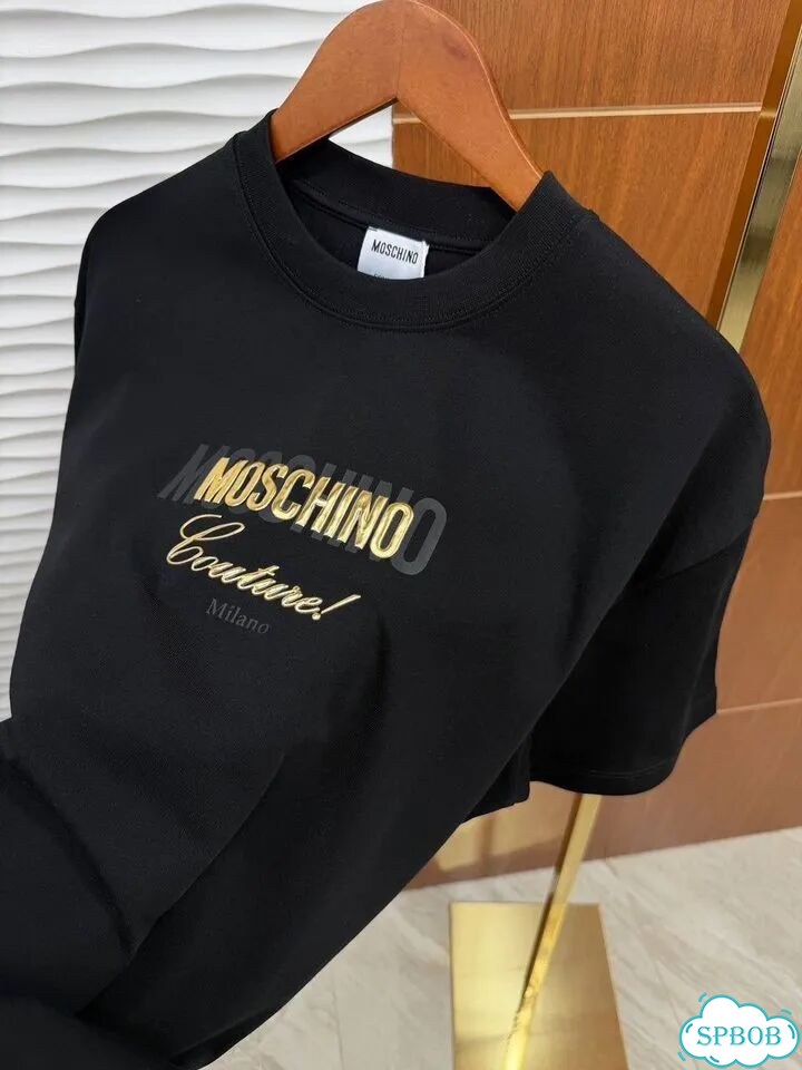 Футболка Moschino черная фото 8