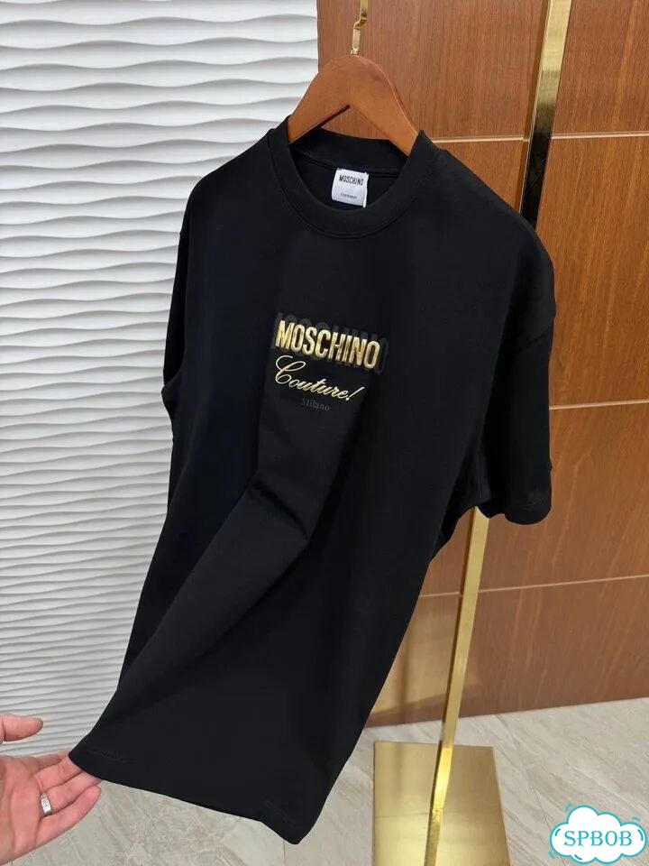 Футболка Moschino черная фото 9