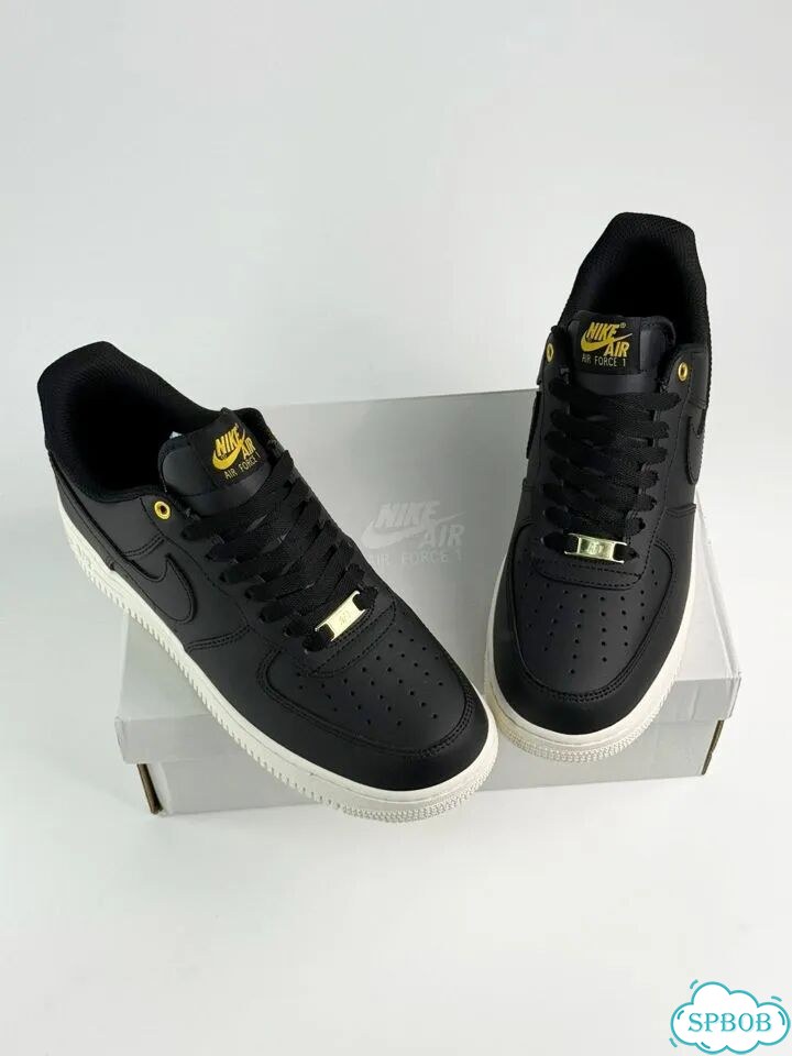 Nike Air Force 1 Low Black Cream фото 3