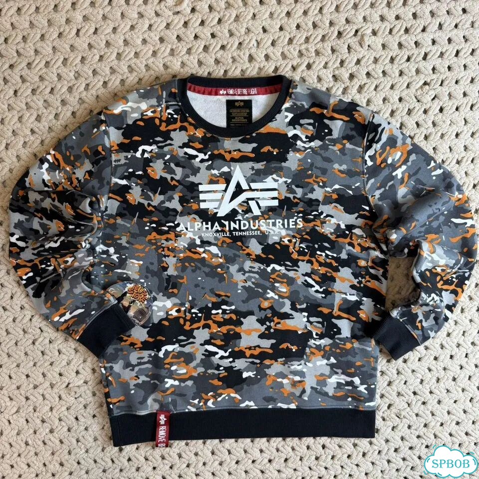 Свитшот alpha industries фото 1