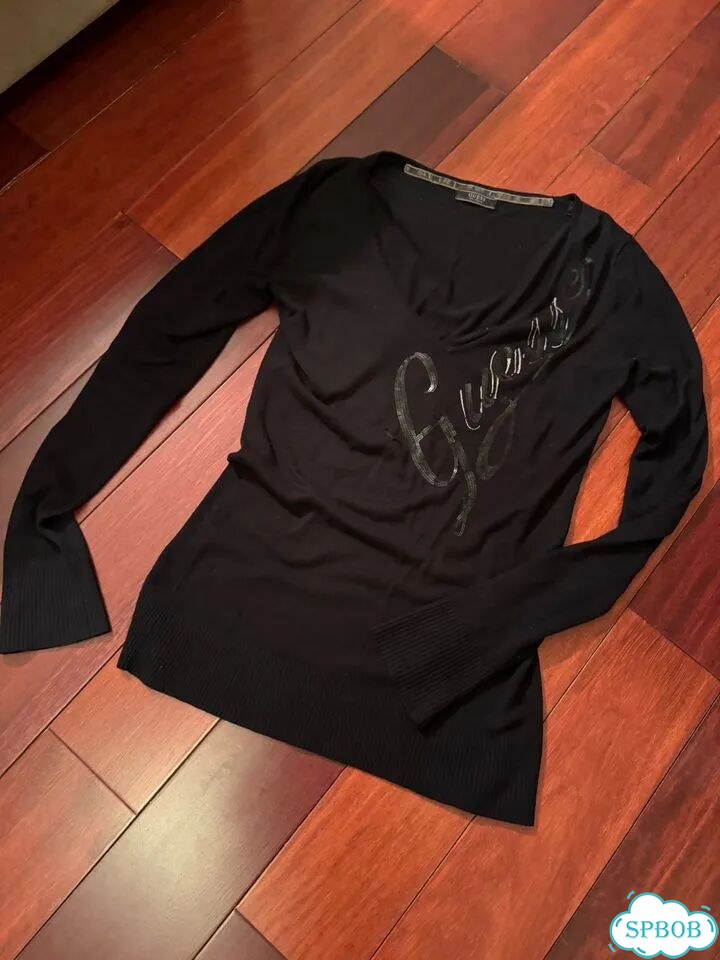 Винтажная кофточка Guess с глубоким вырезом фото 3