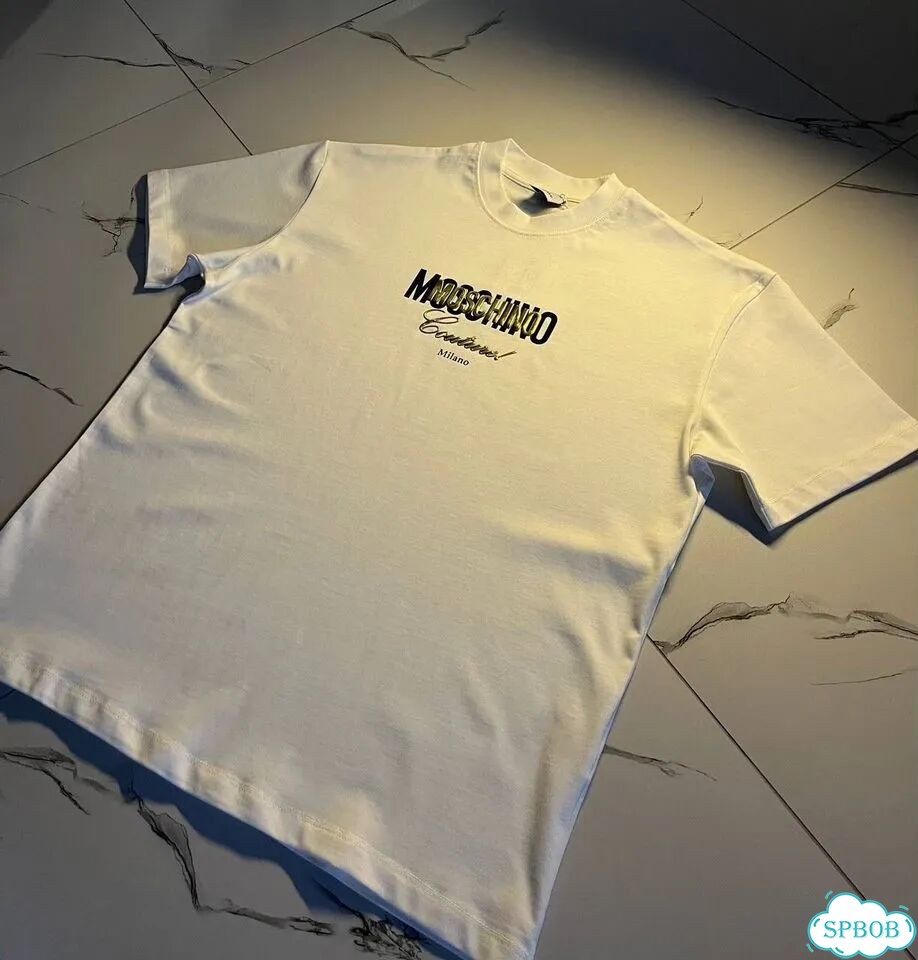 Футболка Moschino белая фото 3