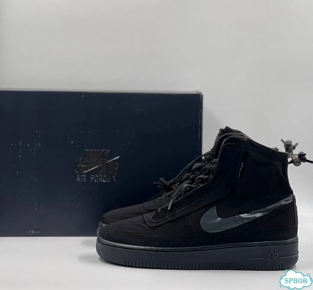 Nike Air Force 1 High Shell Black фото 2