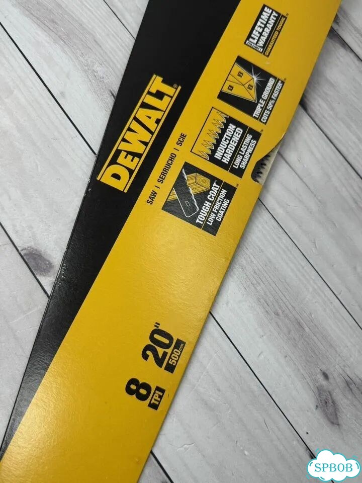 Пила ножовка по дереву 500мм Dewalt dwht20545L фото 3