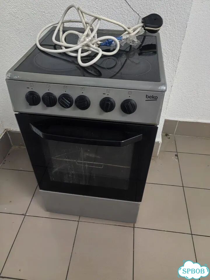 Плита электрическая стеклокерамика бу, beko фото 1